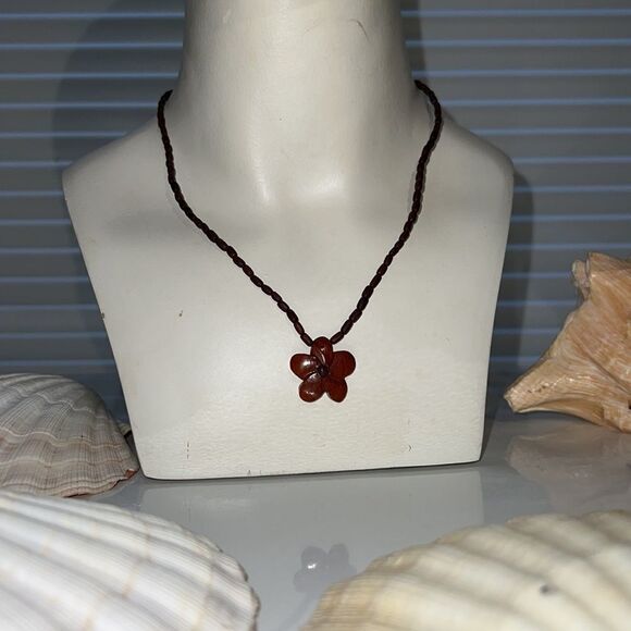 Bundle 3 for $15 Beach Style Wood Pendant Bead Necklace - Picture 7 of 10